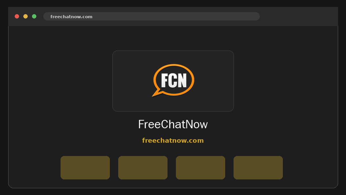 FreeChatNow · -sivuston esikatselu