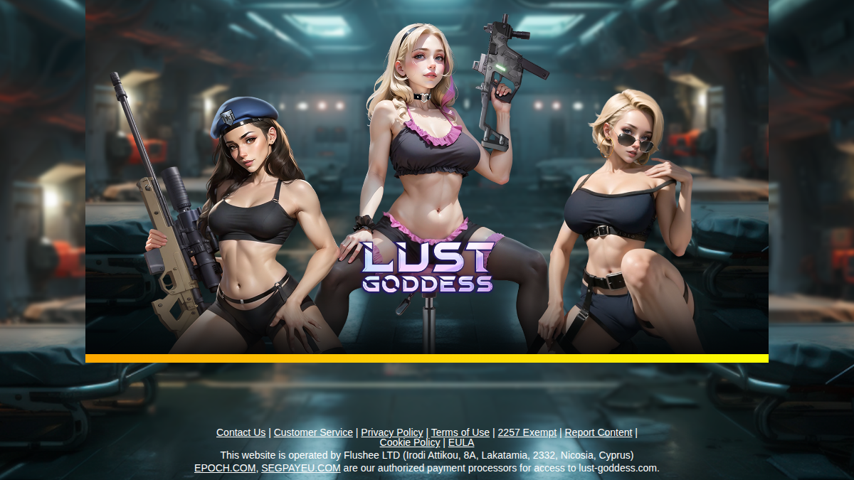 Lust Goddess · -sivuston esikatselu