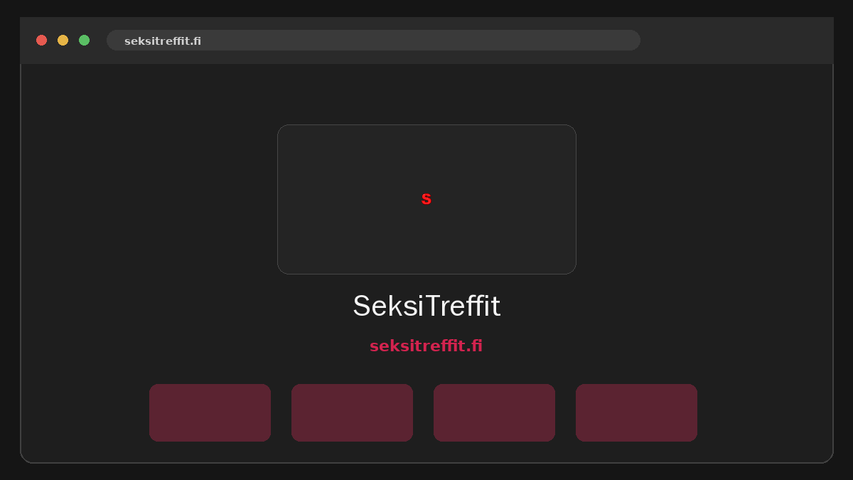 SeksiTreffit · -sivuston esikatselu
