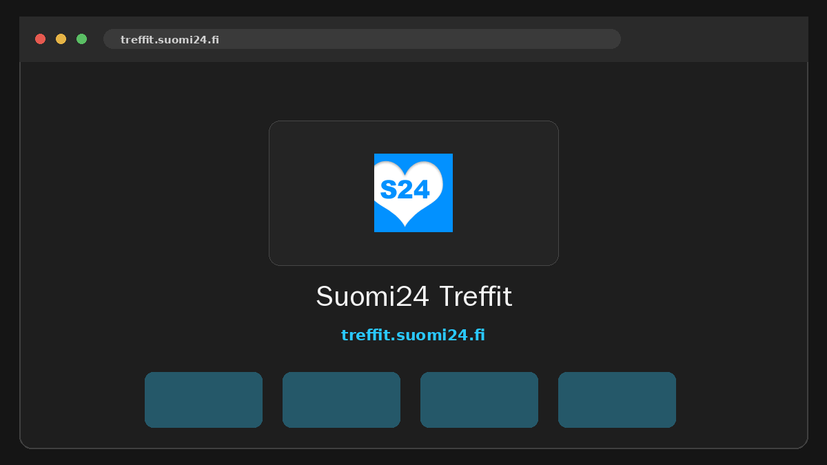 Suomi24 Treffit · -sivuston esikatselu